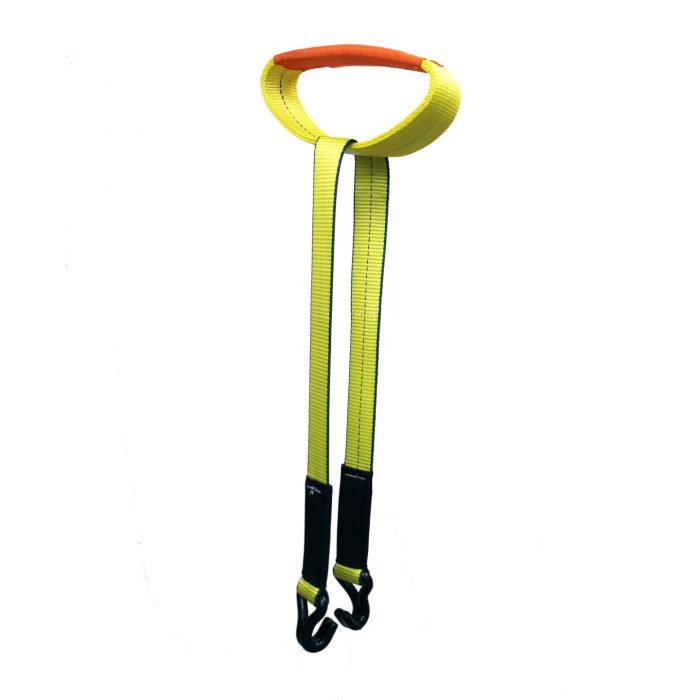 Battery Lifting Sling 2" x 5' with 1/2" Wire Hook
